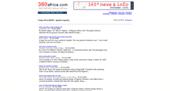 Desktop Screenshot of 360africa.com